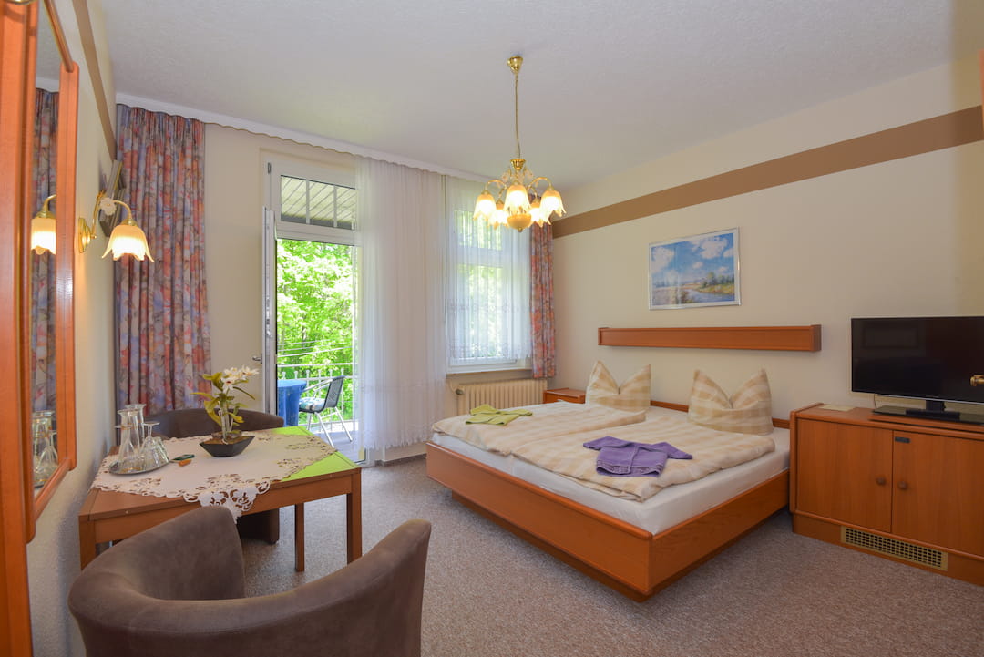 Hotel garni Möller, Bad Sulza, gemütliche Zimmer